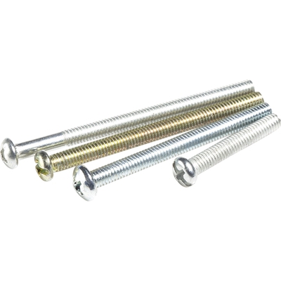 4.8级碳钢镀锌十字盘头螺丝圆头