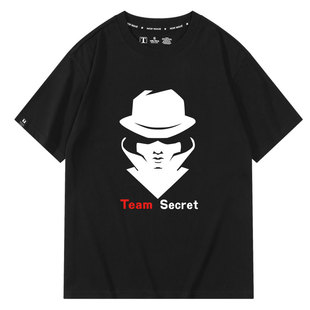 DOTA2刀塔NAVI DK战队游戏周边男女短袖夏季T恤上衣服宽松半袖潮