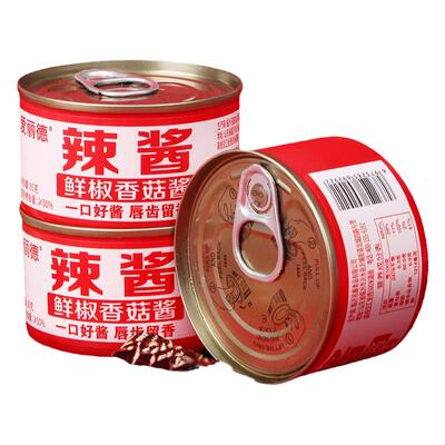 爱丽德鲜椒香菇酱80g/g罐下饭酱