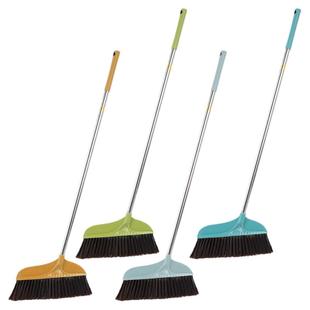 扫把单个塑料软毛加长整根杆扫把不沾头发扫地扫帚物业保洁笤帚
