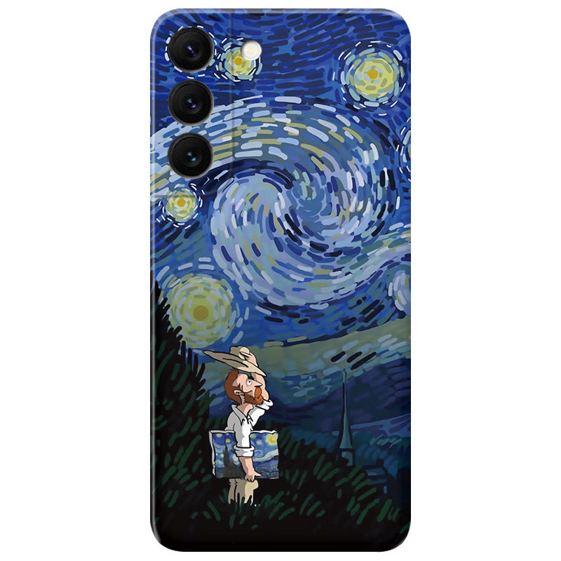 恶搞梵高画家适用三星手机壳