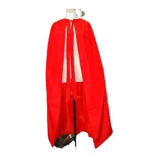 包邮古装披风男女古装披风斗篷红黑 步步惊心披风 绣龙戏服演出服