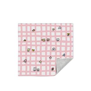 自粘魔术百贴布平板电脑百贴布洗漱包专用方格角落猫咪小狗动物