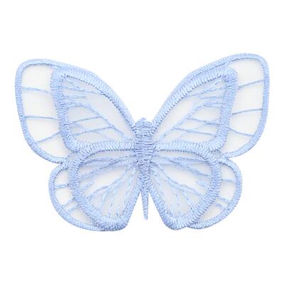 欧根纱刺绣贴花朵蕾丝绣花图案