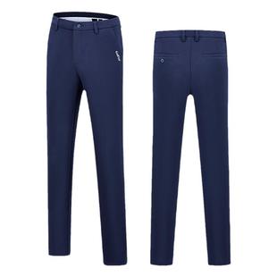 高尔夫男士冬季长裤加绒加厚防寒保暖户外运动裤子修身直筒男球裤