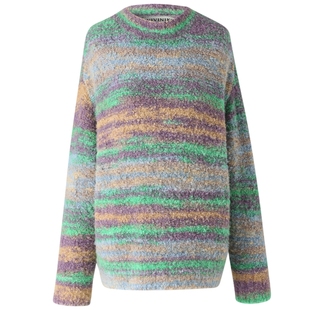 IIIVIVINIKO“羊驼羊毛混纺”宽松多巴胺针织套头衫女M343733638E