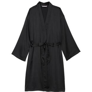 【情人节礼物】维密性感系带优雅缎感睡袍睡衣女新款可外穿