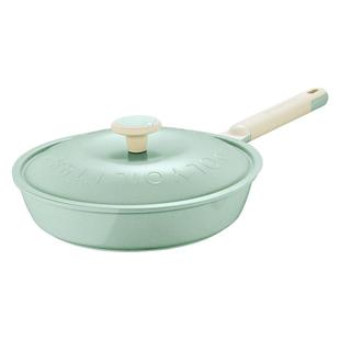 炊大皇钛无涂层平底锅不粘锅家用牛排煎烙饼电磁炉煤气灶专用煎锅