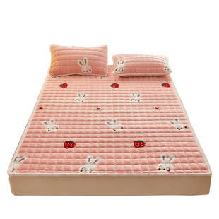 冬季保暖牛奶绒床垫软垫家用床褥子卧室铺床毛毯学生宿舍单人垫被