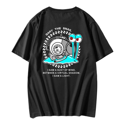 VESPA引擎小蜗欧美创意印花T恤