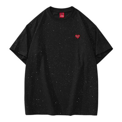 查尔斯桃心满天星休闲T恤