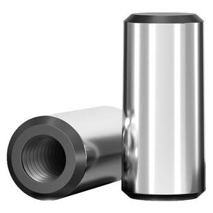 45#钢内螺纹圆锥销GB118加硬攻牙锥度销定位销 M6M8M10M12M16M20