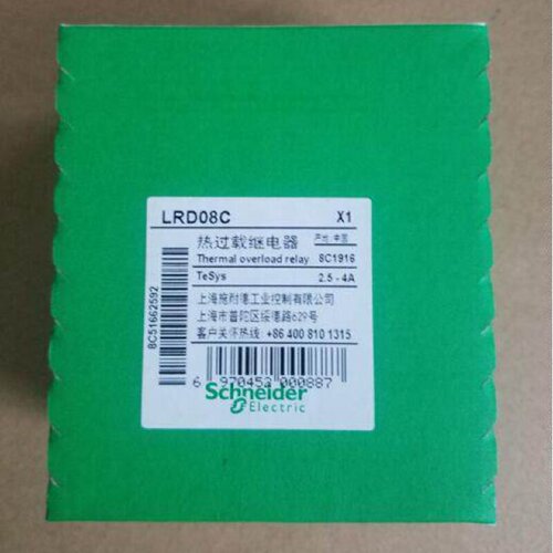 议价原装施耐德热过载继电器   LRD08C   (2.5-4A)