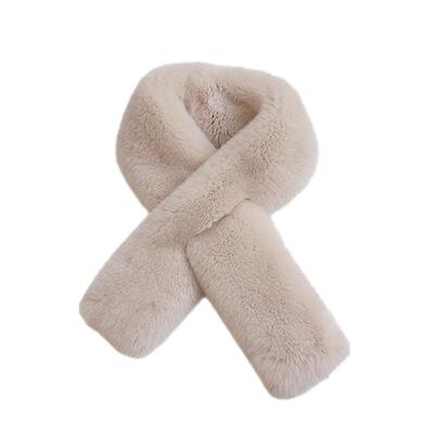 2024围巾毛领獭兔毛韩版女士冬季