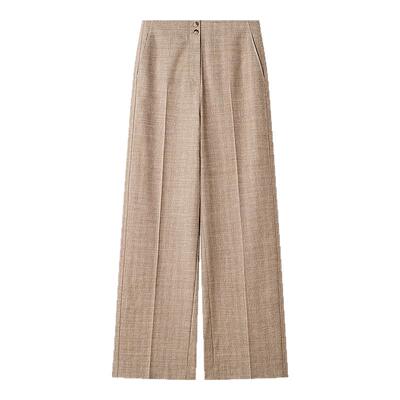 【亚麻】Laurel劳芮26夏新款素麻臻韵高腰直筒裤LWL372K02000