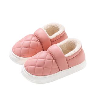 防水棉拖鞋女士冬季保暖室内家居厚底2025新款包跟情侣棉鞋女冬天