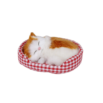 会叫仿真猫咪毛绒玩偶生日礼物