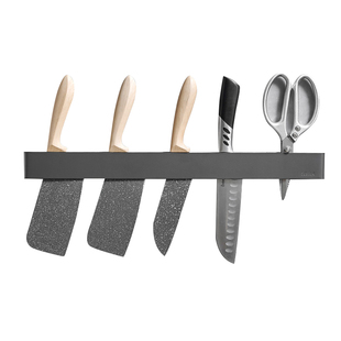 304不锈钢简约刀架壁挂式免打孔厨房菜刀置物刀具菜刀一体收纳架