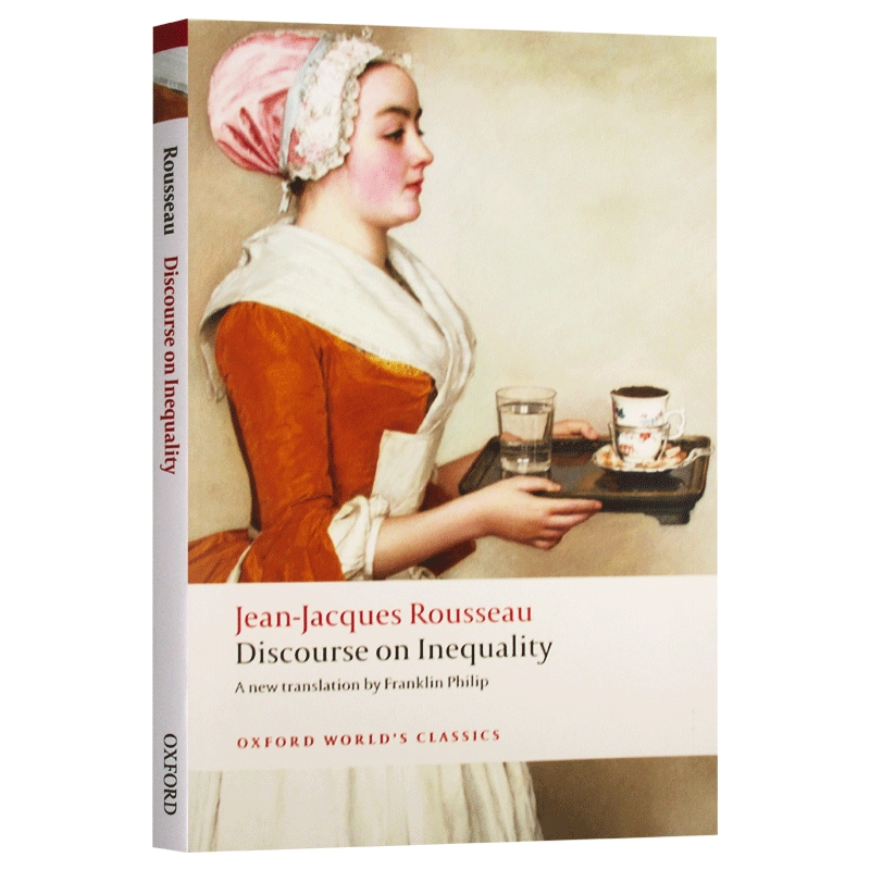 卢梭 论人类不平等的起源 Discourse on the Origin of Inequality 进口英文原版书籍 哲学类 牛津世界经典系列 英文版
