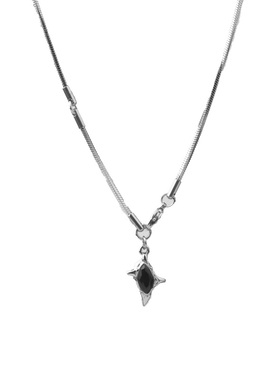 YUSTUDUIO钛钢情侣小众项链