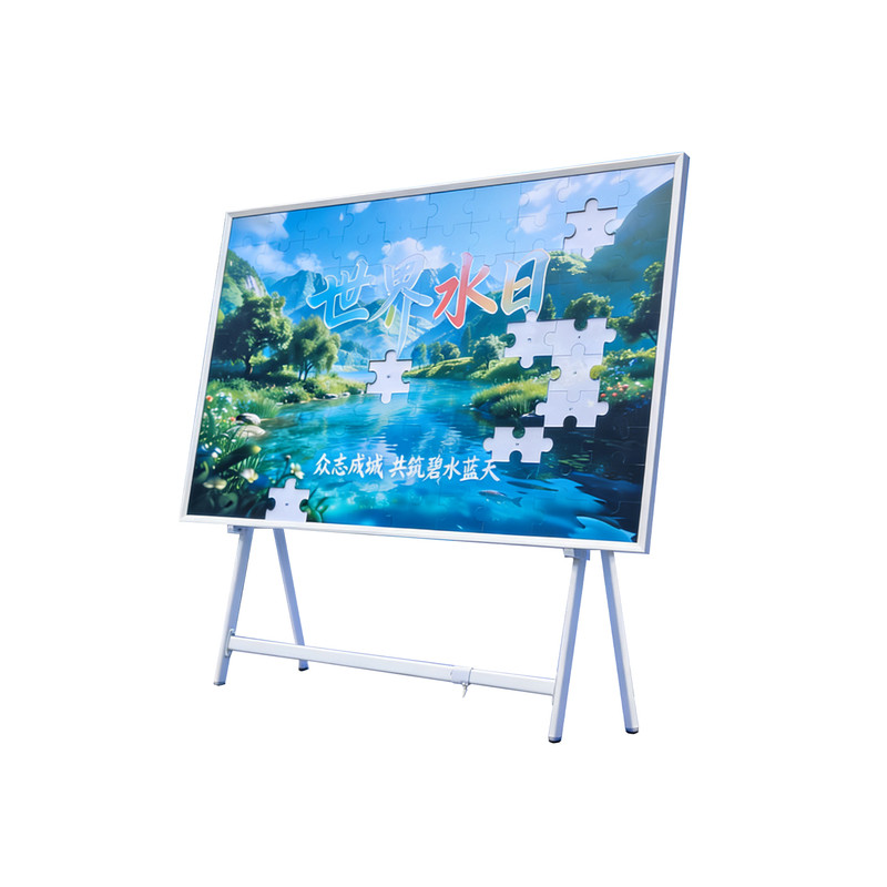 磁吸拼图定制带相框大片团建分组婚礼巨型活动签到墙大块订制图案