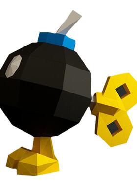 25厘米高炸弹兵纸模型摆件