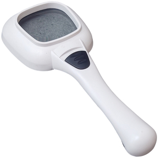 手持放大镜老人阅读专用高清方形玻璃镜片看书小字老年人扩大镜子