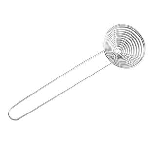 不锈钢304珍珠漏勺小号过滤筛网厨房捞面奶茶店专用火锅勺子商用