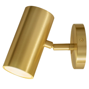 床头阅读壁灯 厚料黄铜 可调节方向射灯装饰画灯 中古 做旧古铜色