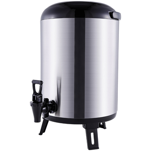 唐雅奶茶桶不锈钢冷饮保冷奶茶店专用保温桶10升双层大容量商用