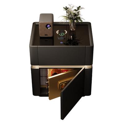 【2025新款】床头柜保险箱一体