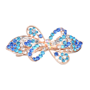 韩国顶夹小号发夹弹簧夹水钻发饰马尾夹水晶头饰品镶钻发卡横夹女