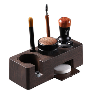 Bincoo咖啡压粉底座布粉器压粉锤三件套意式器具收纳支架58mm通用