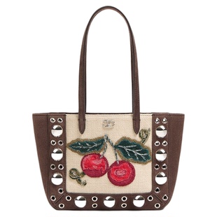 [礼物]华伦天奴VALENTINO女士 NELLCOTE 樱桃图案迷你手袋