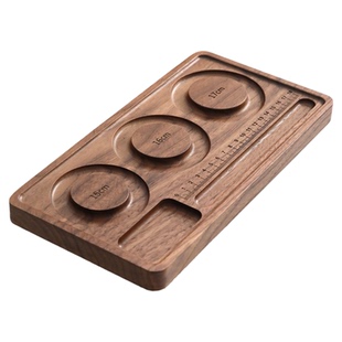 黑胡桃DIY串珠设计盘实木手串托盘文玩手链珠宝饰品展示架收纳盒