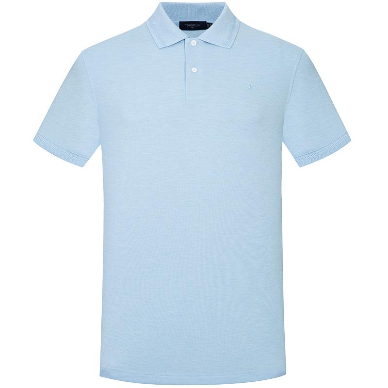 东博利尼棉桑蚕丝polo