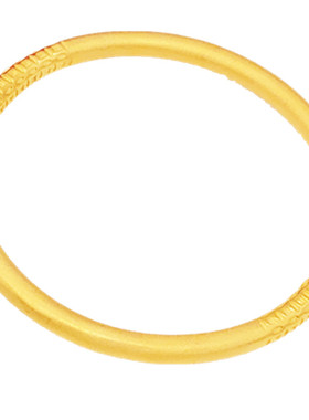 铜镀金女古法传承999素圈民族风