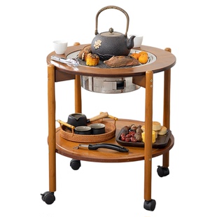 围炉煮茶桌家用网红全套阳台户外庭院烤火炉炭火盆烧烤架烤肉桌子