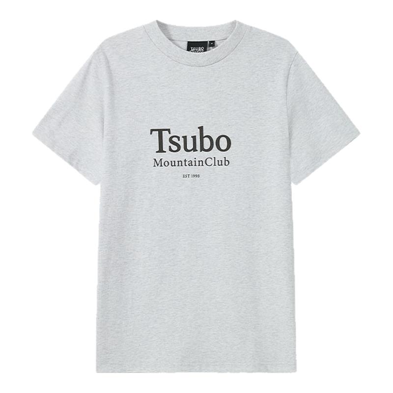 尺不TSUBO 男女同款 品牌LOGO图案印花宽松廓形复古T恤