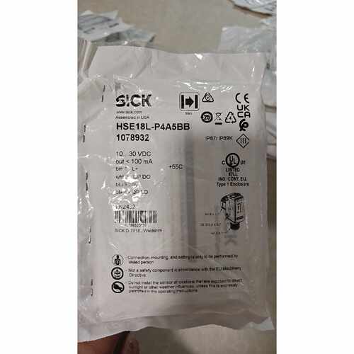 西克激光传感器HSE18L-P4A5BB，订货号107893