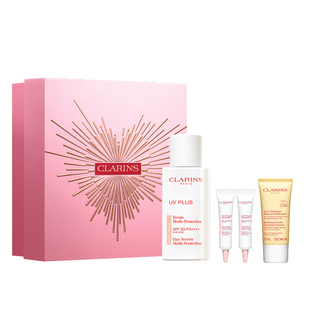 【情人节礼物】娇韵诗轻透防晒乳润粉色高倍防晒素颜隔离清爽