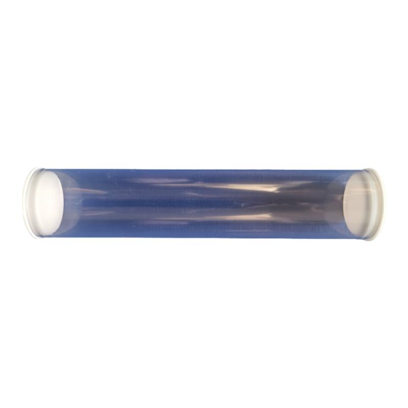 透明塑料管PVC透明管包装管 带盖子透明 硬管 防尘外径28内径26mm