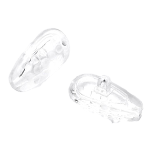 石井田一框架眼镜鼻托气垫防滑舒适空通用气囊鼻托配件太阳镜硅胶