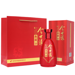 今世缘典藏10 42度白酒500ml*6瓶原箱正品粮食酒红瓶喜酒口粮酒