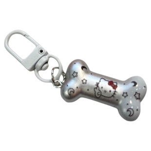 黑白渐变星星小骨头配饰kt猫挂饰钥匙扣奶油胶包包挂饰配件小骨头