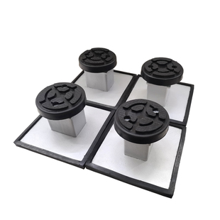 剪式举升机托盘增高脚加高腿胶墩升高大胶垫橡胶垫块升降机配件