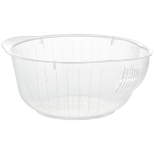 【自营】inomata日本洗米筛淘米盆细孔不漏米菜盆沥水篮淘米神器