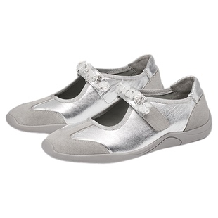 章若楠同款花环圆舞曲蹀愫秋增高运动玛丽珍芭蕾德训鞋TA6551