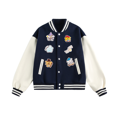 TIRED美式卡通刺绣棒球服外套潮