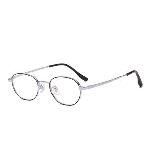 张靓颖同款眼镜金丝小框女可配度数椭圆眼镜框纯欲素颜小脸平光镜